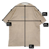 ROKU 6 BEAUTY&YOUTH GOING PLACES T-SHIRT 定価8800円 サイズL 半袖Ｔシャツ カットソー ベージュ レディース ロクビューティアンドユース【中古】6-0717S♪