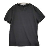 theory コットンスリムフィットショートスリーブTシャツ TINY TEE2 APEX TEE P サイズL 半袖Ｔシャツ カットソー 25SS ブラック レディース セオリー【中古】6-0717S♪