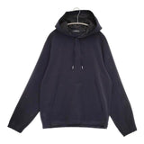 theory TRENTON ENDO POLY ハーフボタン フーディー サイズM ポリエステル パーカー ブラック系 メンズ セオリー【中古】6-0912M∞