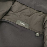 theory TRENTON ENDO POLY ハーフボタン フーディー サイズM ポリエステル パーカー ブラック系 メンズ セオリー【中古】6-0912M∞