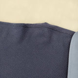 TOGA VIRILIS 切替シャツ ドッキングシャツ プルオーバー 長袖シャツ ブルー ネイビー メンズ トーガ【中古】6-0924M∞