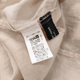 green label relaxing FFC ラミー/CEL シアーシャツ 定価9900円 ドルマンスリーブ ブラウス シャツ ベージュ レディース グリーンレーベルリラクシング【中古】6-0717S♪