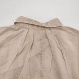 green label relaxing FFC ラミー/CEL シアーシャツ 定価9900円 ドルマンスリーブ ブラウス シャツ ベージュ レディース グリーンレーベルリラクシング【中古】6-0717S♪