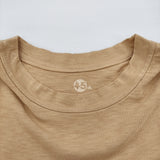 45R/45rpm おさんぽTシャツ サイズ1 日本製 コットン 半袖Ｔシャツ カットソー ベージュ レディース フォーティーファイブアールピーエム【中古】6-0717S♪