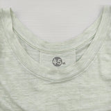 45R/45rpm リネン天竺テントTシャツ フレア 半袖Ｔシャツ カットソー ライトグリーン レディース フォーティーファイブアールピーエム【中古】6-0717S♪