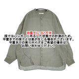 susuri リネンハルシャツ サイズ2 25-351 定価42900円 バンドカラー ブラウス シャツ 25SS ブルーグレー レディース ススリ【中古】6-0721M♪