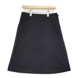 MARGARET HOWELL HEAVY COTTON TWILL SKIRT 578-6132002 サイズ3 スカート ブラック レディース マーガレットハウエル【中古】6-0916M∞