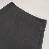 MARGARET HOWELL HEAVY COTTON TWILL SKIRT 578-6132002 サイズ3 スカート ブラック レディース マーガレットハウエル【中古】6-0916M∞