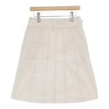 MARGARET HOWELL HEAVY COTTON TWILL SKIRT 578-6132002 スカート アイボリー レディース マーガレットハウエル【中古】6-0916M∞