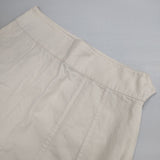 MARGARET HOWELL HEAVY COTTON TWILL SKIRT 578-6132002 スカート アイボリー レディース マーガレットハウエル【中古】6-0916M∞