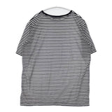 JOURNAL STANDARD クルーネックシアーハーフスリーブ T 定価5500円 ボーダー コットン混 半袖Ｔシャツ カットソー 24SS ブラック ホワイト レディース ジャーナルスタンダード【中古】6-0828S△