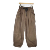 JOURNAL STANDARD ナイロンパラシュートパンツ 定価16500円 コットンナイロン パンツ 25AW ブラウン レディース ジャーナルスタンダード【中古】6-0910G∞