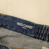 RED CARD manoa ウエストゴム サイズ23 イージー デニムパンツ ブルー レディース レッドカード【中古】6-1005G∞