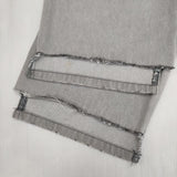YENN イエン イェン HIGH RISE TUCK WIDE PANTS 定価26400円 Y252-31067 サイズ36 デニムパンツ グレー レディース【中古】6-0912G∞