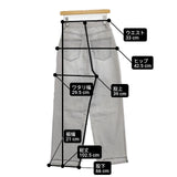 YENN イエン イェン HIGH RISE TUCK WIDE PANTS 定価26400円 Y252-31067 サイズ36 デニムパンツ グレー レディース【中古】6-0912G∞