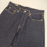 Levi's 568 STAY LOOSE ジーンズ ダークインディゴ 定価16500円 W28L30 ヘンプ混 デニムパンツ ネイビー メンズ リーバイス【中古】6-0912G∞