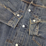 Levi's/EDIFICE 別注 Type 1 トラッカーデニムジャケット Gジャン A9516-0000 デニムジャケット 24SS ブルー メンズ リーバイス/エディフィス【中古】6-0912M∞