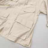 Ets.MATERIAUX スーピマ ファティーグ ジャケット 定価35200円 エディフィス購入 ジャケット 26SS アイボリー メンズ イーティーエスマテリオ【中古】6-0804M♪