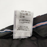 BERNARD ZINS BELLECHASSE ポルトガル製 シアサッカー チェック スラックス パンツ ネイビー ブラウン メンズ ベルナール ザンス【中古】6-0804M♪