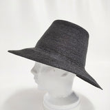 wicagrocery ハイクラウン ストローハット 麦わら帽子 ハット ブラック レディース ウィカグロサリー【中古】6-0721S♪