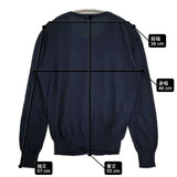 MACKINTOSH PHILOSOPHY ポケット付き コットン カーディガン ネイビー レディース マッキントッシュフィロソフィー【中古】6-0905M∞