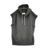BEAMS BOY フレンチテリーフーデッドベスト スウェット プルオーバー 定価11000円 ベスト チャコールグレー レディース ビームスボーイ【中古】6-0905M∞
