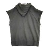 BEAMS BOY フレンチテリーフーデッドベスト スウェット プルオーバー 定価11000円 ベスト チャコールグレー レディース ビームスボーイ【中古】6-0905M∞