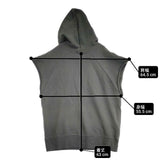 BEAMS BOY フレンチテリーフーデッドベスト スウェット プルオーバー 定価11000円 ベスト チャコールグレー レディース ビームスボーイ【中古】6-0905M∞