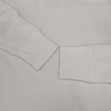 BEAMS BOY/Healthknit ワッフルプルオーバー サーマルフーディー パーカー ホワイト レディース ビームスボーイ/ヘルスニット【中古】6-0905M∞