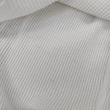 BEAMS BOY/Healthknit ワッフルプルオーバー サーマルフーディー パーカー ホワイト レディース ビームスボーイ/ヘルスニット【中古】6-0905M∞