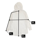 BEAMS BOY/Healthknit ワッフルプルオーバー サーマルフーディー パーカー ホワイト レディース ビームスボーイ/ヘルスニット【中古】6-0905M∞