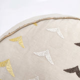 mina perhonen bird bird 刺繍 たまご型クッション エッグクッション egg インテリアその他 ベージュ 多色 レディース ミナペルホネン【中古】6-0715G◎