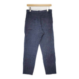 humoresque CA2401 日本製 シルクニットパンツ テーパード パンツ ネイビー レディース ユーモレスク【中古】6-0916G∞