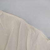 humoresque crew neck blouse シルク クルーネックブラウス バックボタン 断ち切り DS2208 ブラウス シャツ アイボリー レディース ユーモレスク【中古】6-0916M∞