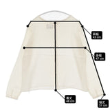 humoresque crew neck blouse シルク クルーネックブラウス バックボタン 断ち切り DS2208 ブラウス シャツ アイボリー レディース ユーモレスク【中古】6-0916M∞