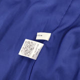Chiclin コットンギャザースカート 日本製 サイズF ドット ロングスカート ブルー レディース チクリン【中古】6-0916M∞