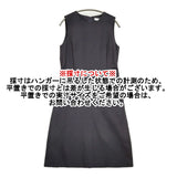 Chiclin ノースリーブドレス サイズ2 18s002OP コットン ワンピース ネイビー レディース チクリン【中古】6-0717S♪
