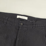 etre pieds nus コットンリネン 日本製 サイズM パンツ ネイビー レディース エートルピエニュ【中古】6-0916M∞