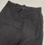 etre pieds nus コットンリネン 日本製 サイズM パンツ ネイビー レディース エートルピエニュ【中古】6-0916M∞