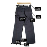 etre pieds nus コットンリネン 日本製 サイズM パンツ ネイビー レディース エートルピエニュ【中古】6-0916M∞