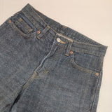 MARGARET HOWELL/EDWIN YELLOW CAST TROUSERS 578-7143008 定価26400円 W26L24 デニムパンツ ブルー レディース マーガレットハウエル/エドウィン【中古】6-0916G∞