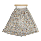 YAECA WRITE Tuck Culotte リバティ タックキュロットパンツ 花柄 Orchard オーチャード 97658 キュロット ホワイト レディース ヤエカ ライト【中古】6-0912G∞