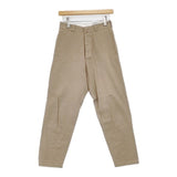 YAECA ワイドテーパードチノクロス 176201 コットン サイズ29 チノパンツ ベージュ KHAKI レディース ヤエカ【中古】6-0916G∞