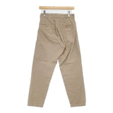 YAECA ワイドテーパードチノクロス 176201 コットン サイズ29 チノパンツ ベージュ KHAKI レディース ヤエカ【中古】6-0916G∞