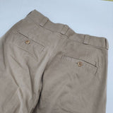 YAECA ワイドテーパードチノクロス 176201 コットン サイズ29 チノパンツ ベージュ KHAKI レディース ヤエカ【中古】6-0916G∞