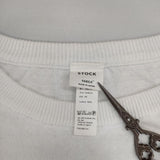 YAECA STOCK 160202 コットン サイズM セーター ニット ホワイト レディース ヤエカ【中古】6-0916M∞