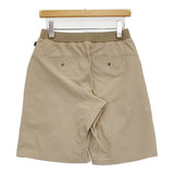 AIGLE ロールアップハーフパンツ サイズS 8605-63530 ナイロン ストレッチ ショートパンツ ショーツ ベージュ レディース エーグル【中古】6-0717S♪
