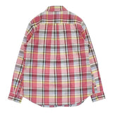 AIGLE チェック 36 ポリエステルコットン 長袖シャツ ピンク マルチカラー レディース エーグル【中古】6-0916M∞