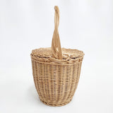 Vitaras Gedvilas ヴィトラス ジェトヴィラス Wicker Basket リトアニア製 かごバッグ チャ レディース【中古】6-0715M◎