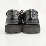 Paraboot/BEAMS BOY 別注 MALO サイズ3.5 定価41800円 レザー デッキシューズ ブラック レディース パラブーツ/ビームスボーイ【中古】6-0721G♪